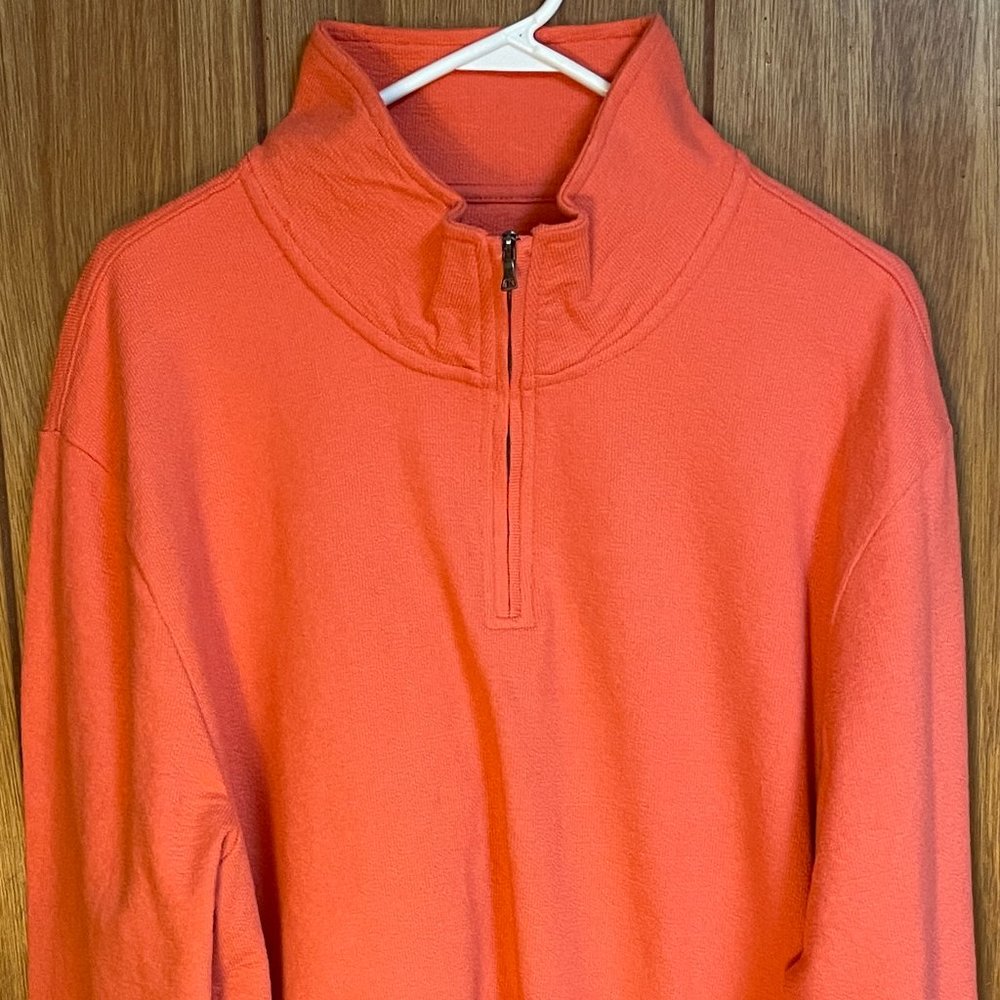 St. John's Bay Mens Long Sleeve Quarter-Zip Pullover